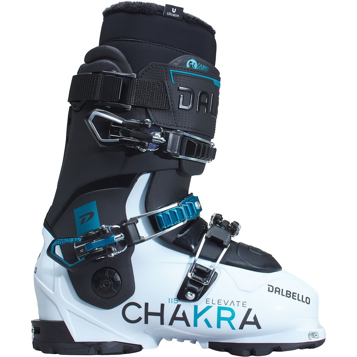 Dalbello Sports Chakra Elevate 115 T.I. ID Ski Boot - 2023 - Women's Polar White/Black, 21.5