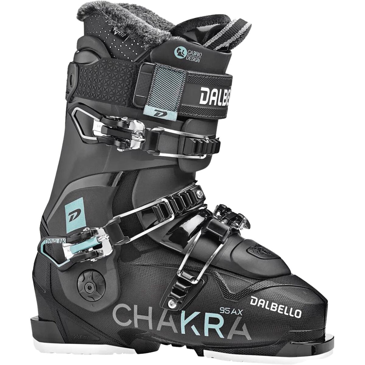 Image of Dalbello Sports Chakra AX 95 LS Ski Boot - Women's Black/Black, 22.5