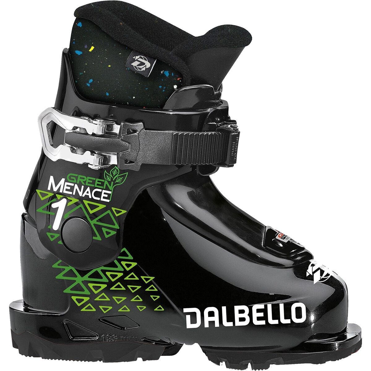 Dalbello Sports Green Menace 1.0 GW Ski Boot - 2024 - Kids' Black/Black, 17.5