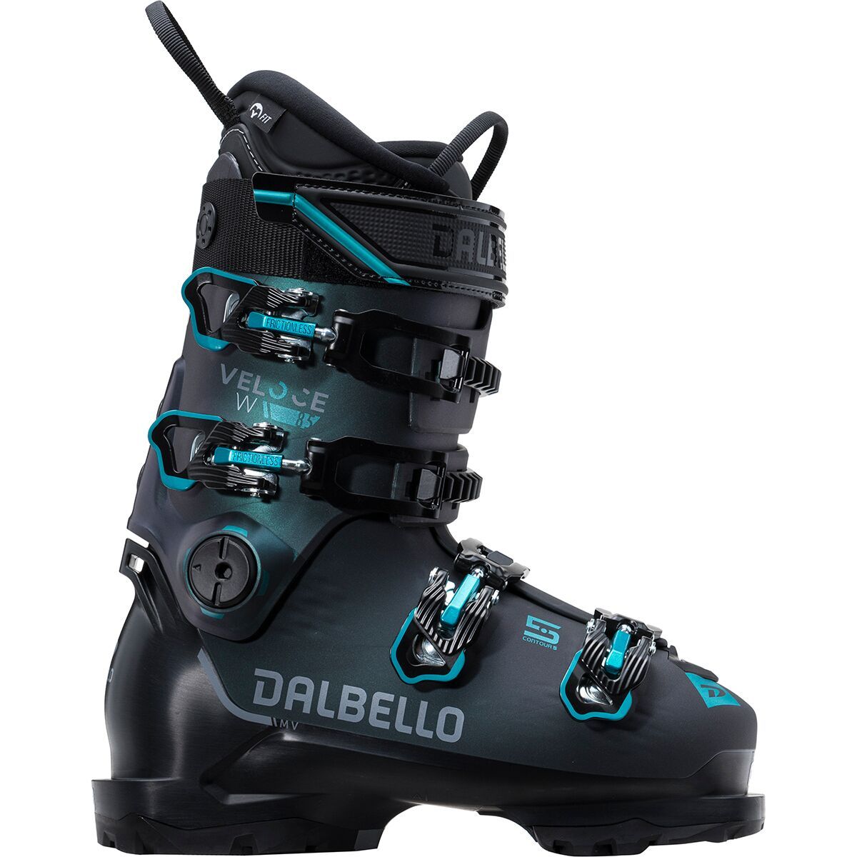 Dalbello Sports Veloce 85 GW Ski Boot - 2024 - Women's Black/Opal Green, 27.5
