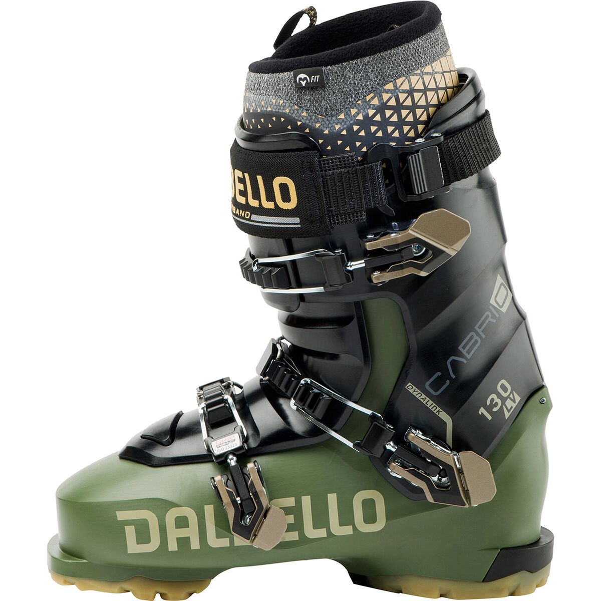 Image of Dalbello Sports Cabrio LV 130 Ski Boot - 2026 Moss Green/Black, 27.5