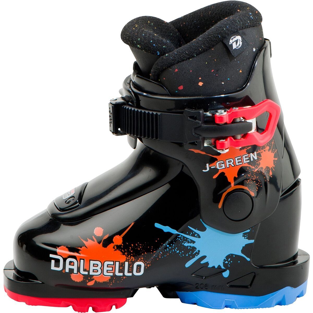 Dalbello Sports J Green 1.0 GW Ski Boot - 2025 - Kids' Black/Black, 18.5