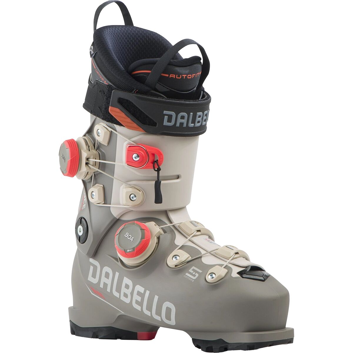 Image of Dalbello Sports Veloce Space 120 Dual BOA Ski Boot - 2027 Stone Grey/Ecru, 30.5
