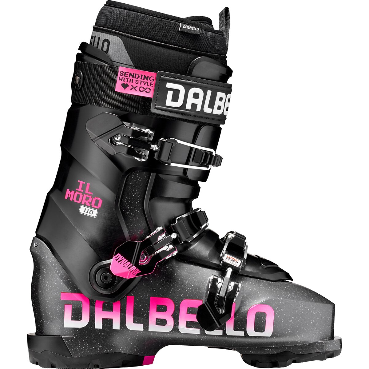 Image of Dalbello Sports IL Moro 110 3D-Wrap Ski Boot - 2027 Granite Blk/Blk, 27.5