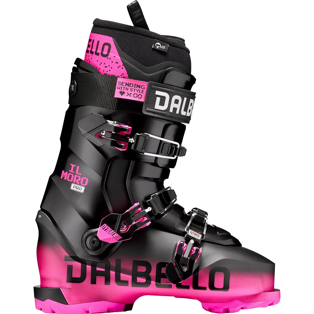Image of Dalbello Sports IL Moro Pro 3D-Wrap Ski Boot - 2027 Pink Fluo/Black, 29.5