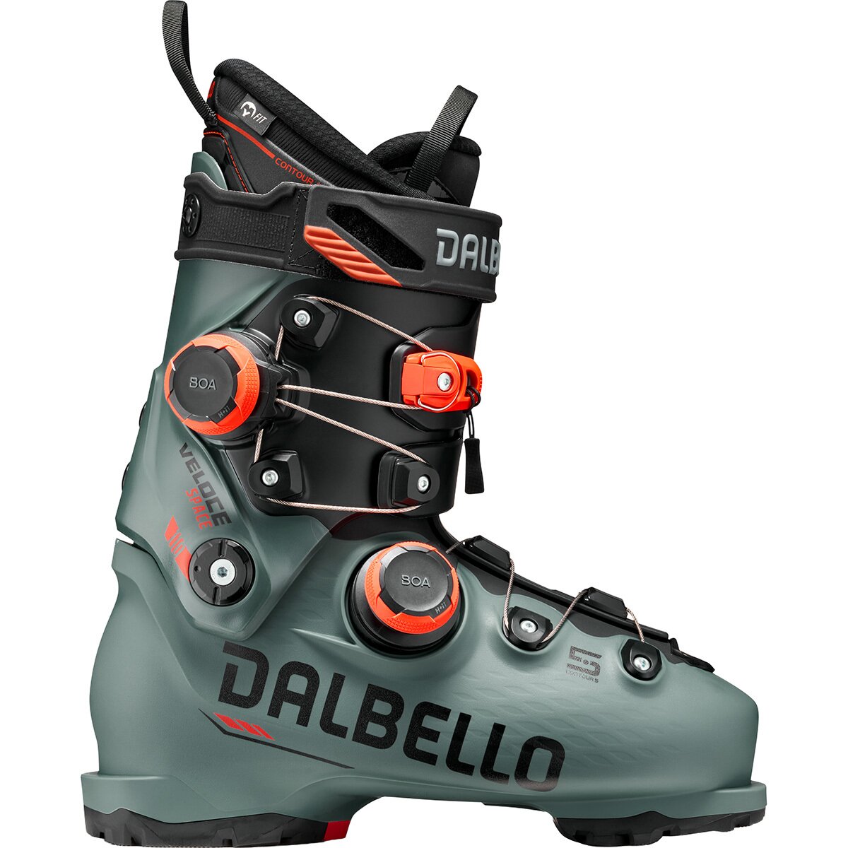 Dalbello Sports Dalbello Sports Veloce Space 110 Dual BOA Ski Boot - 2027 D.Basalt/Blk, 26.5