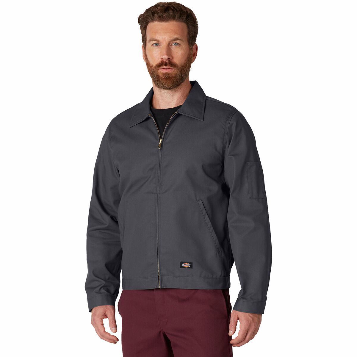 Dickies Unlined Eisenhower Jacket - Men's Charcoal, 5XL