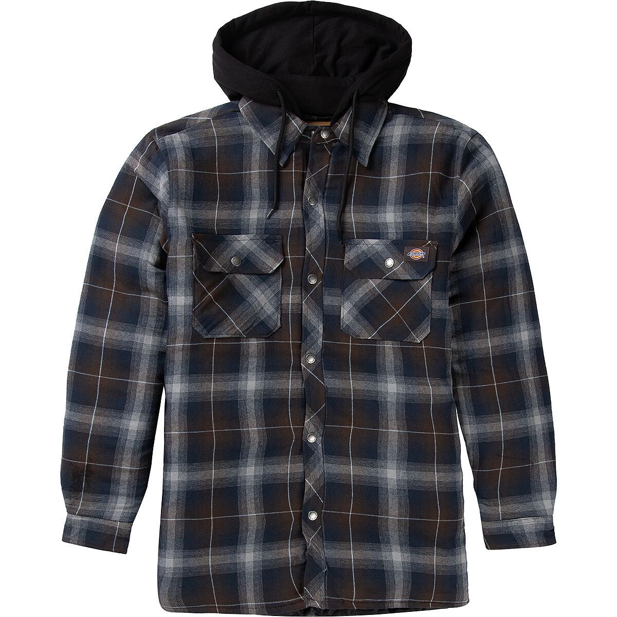 Dickies Fleece Hooded Flannel Shirt - Men's