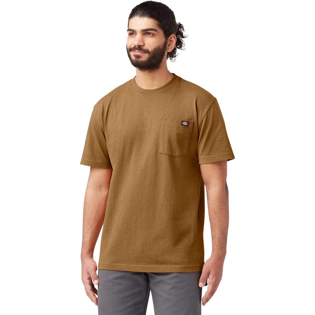 Dickies Heavyweight Short-Sleeve Pocket T-Shirt - Men's Brown Duck, 3XL