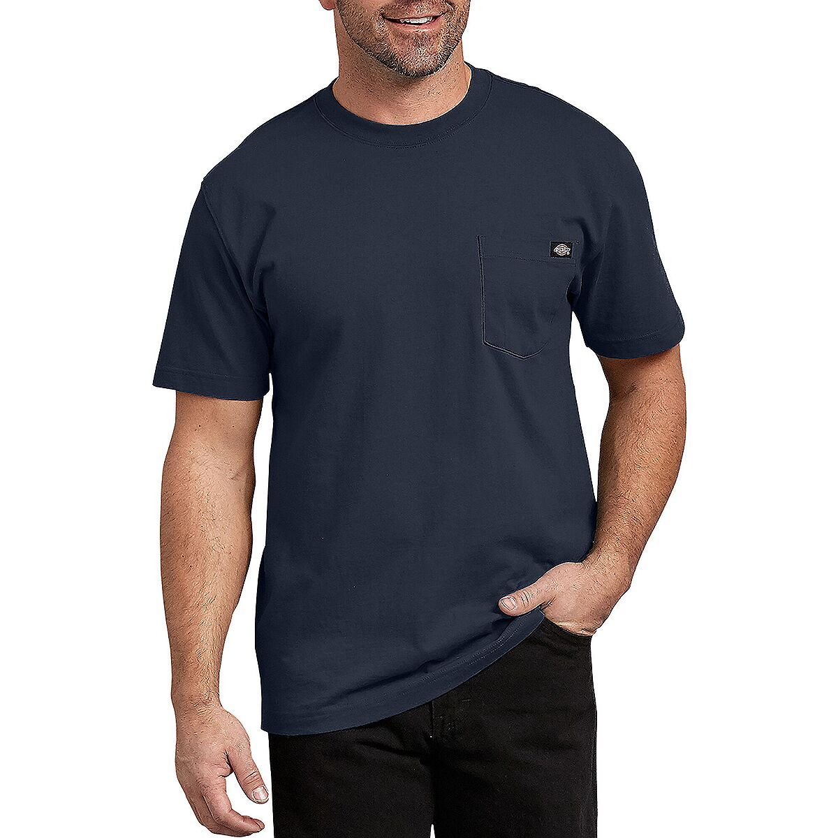 Dickies Heavyweight Short-Sleeve Pocket T-Shirt - Men's Dark Navy, 3XL