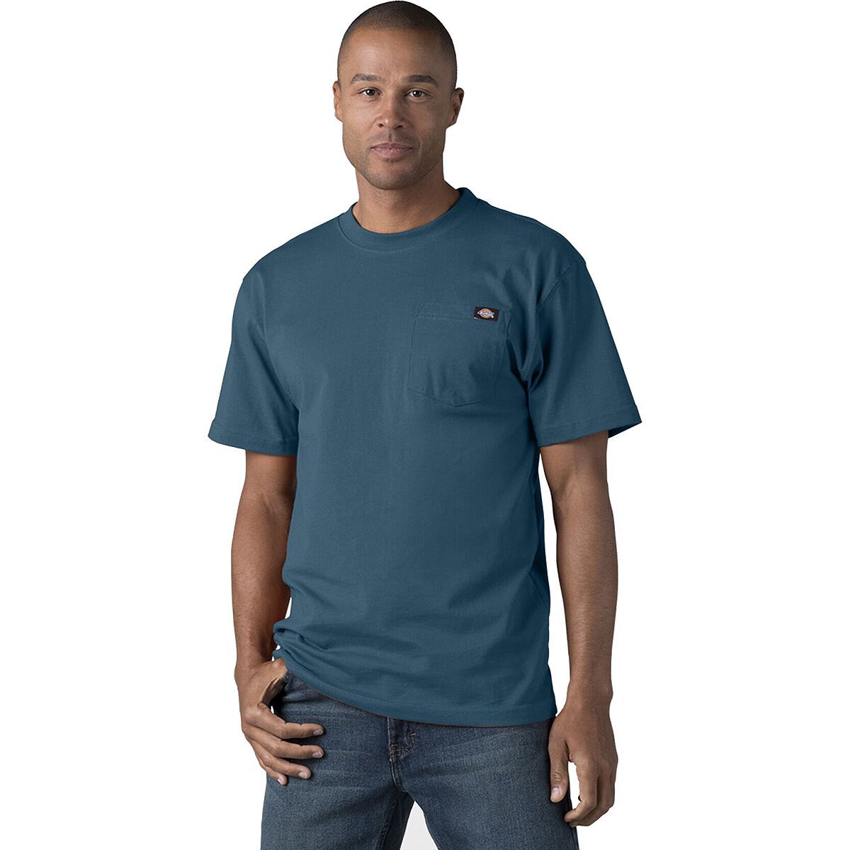 Dickies Heavyweight Short-Sleeve Pocket T-Shirt - Men's Deep Sky, XL