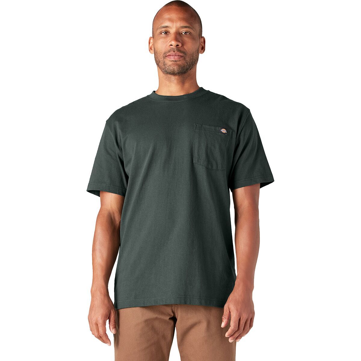 Dickies Heavyweight Short-Sleeve Pocket T-Shirt - Men's Hunter Green, M