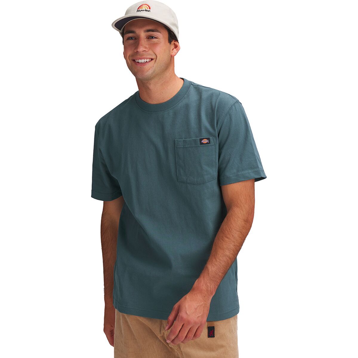 Dickies Heavyweight Short-Sleeve Pocket T-Shirt - Men's Lincoln Green, M