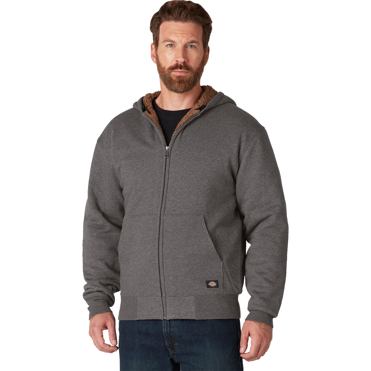Dickies High Pile Fleece-Lined Full-Zip Hoodie - Men's product image