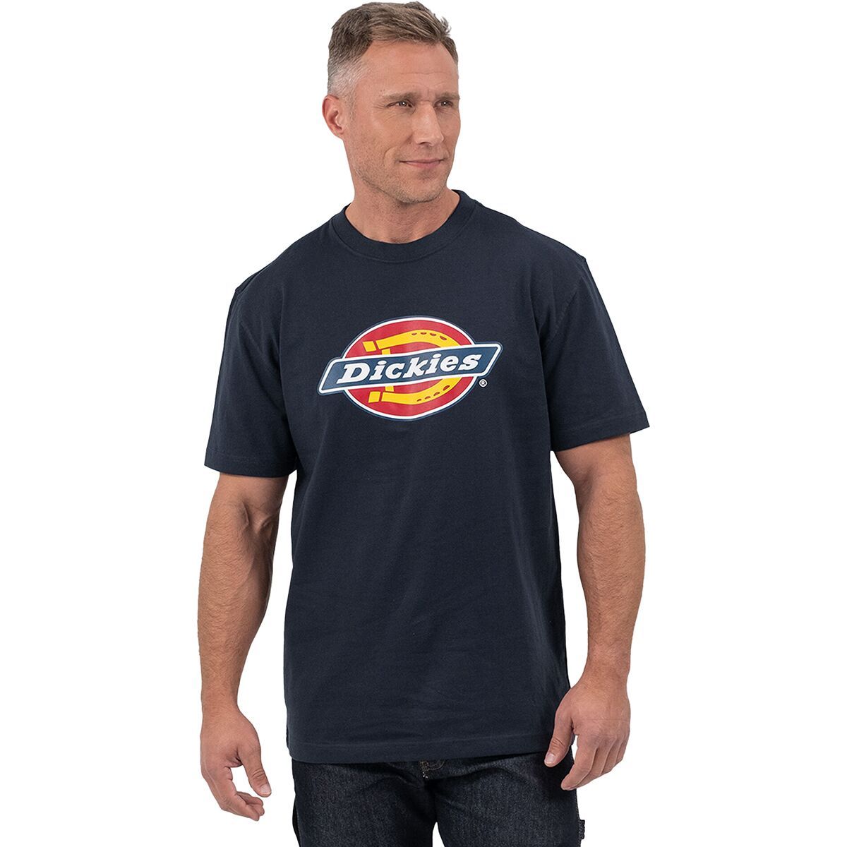 Dickies Heavyweight Tricolor T-Shirt - Men's Dark Navy, L