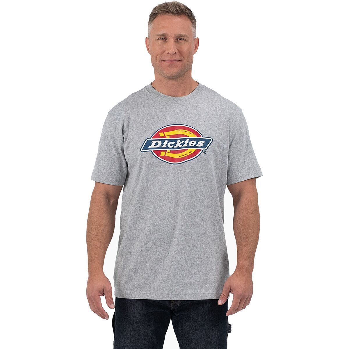 Dickies Heavyweight Tricolor T-Shirt - Men's Heather Gray, L