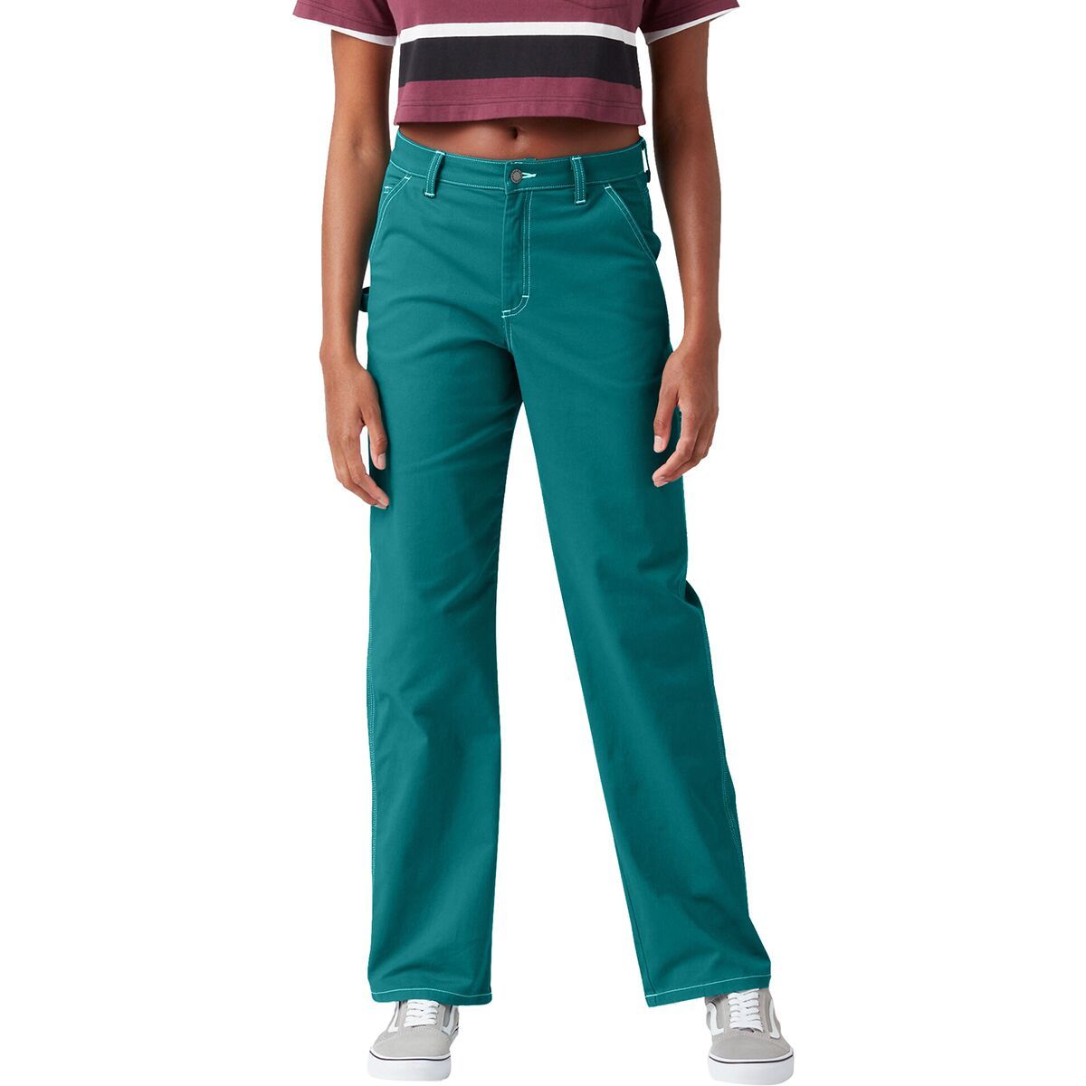 Dickies High Waisted Carpenter Pant + Belt - Women's