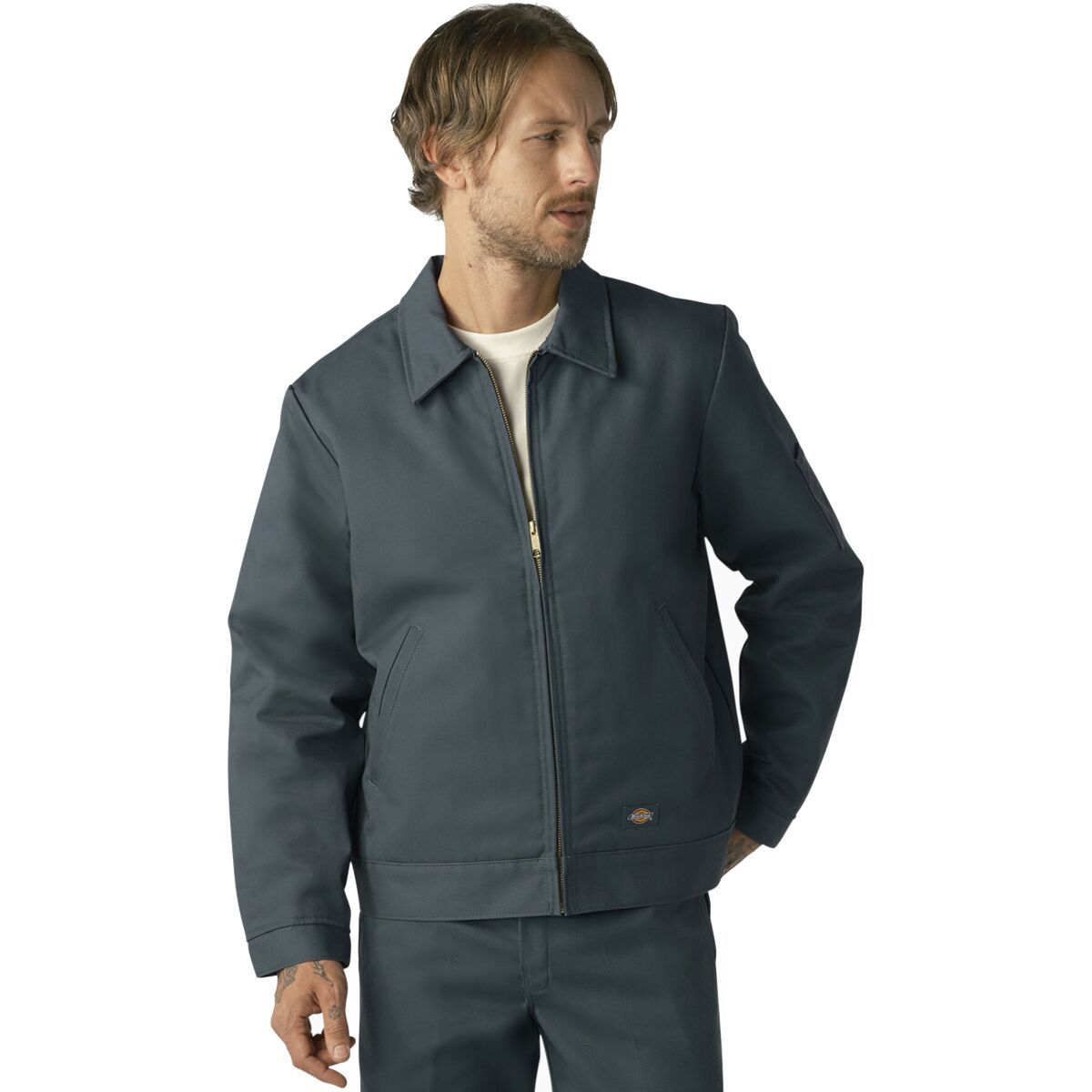 Dickies Lined Eisenhower Jacket- Men's Airforce Blue, S/RG