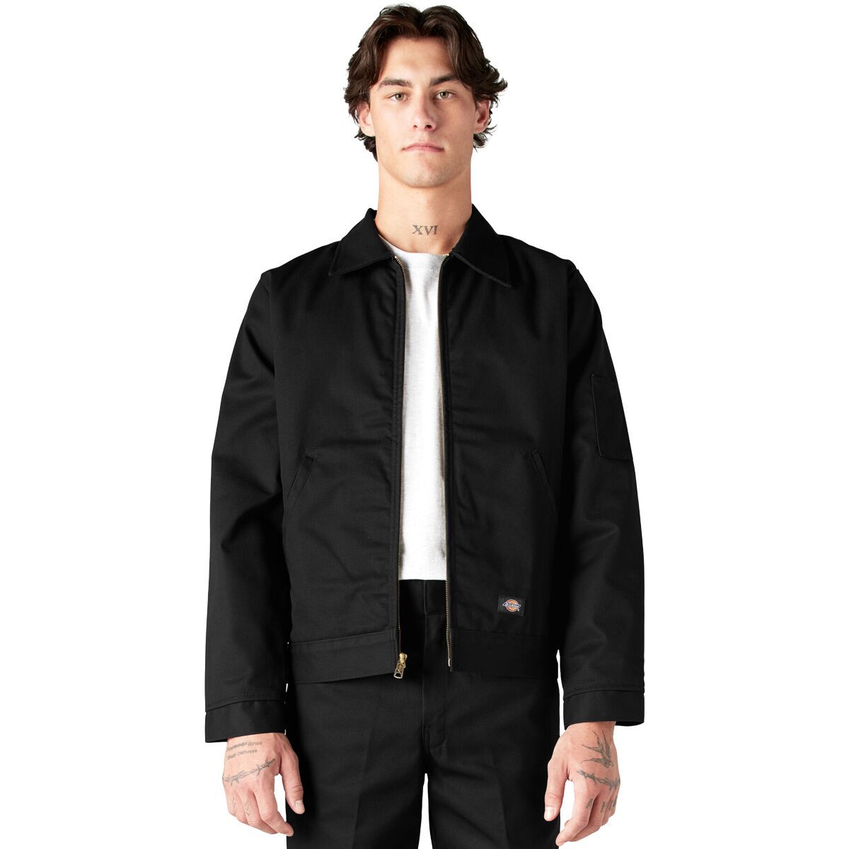Dickies Lined Eisenhower Jacket- Men's Black, M/RG