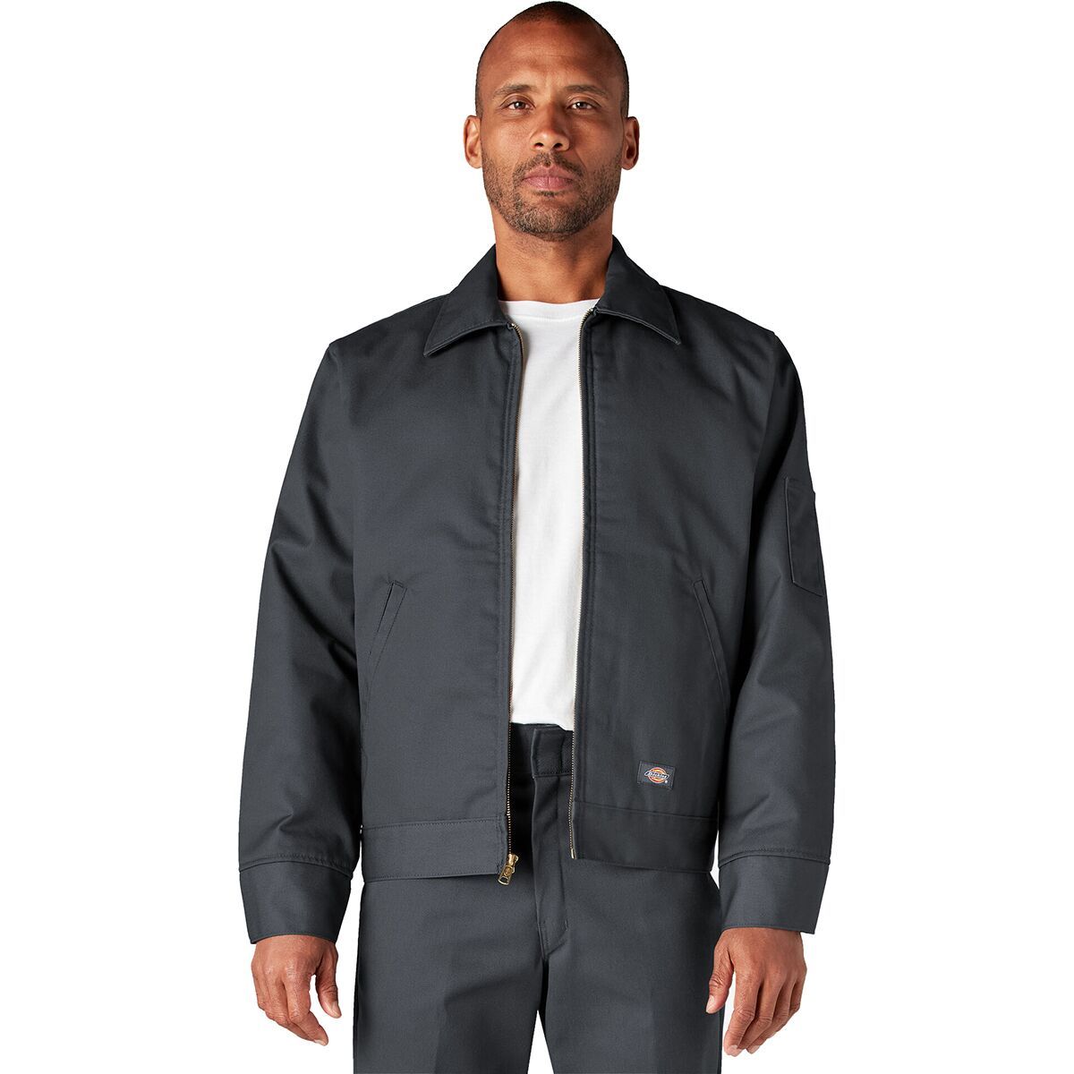 Dickies Lined Eisenhower Jacket- Men's Charcoal, L/RG