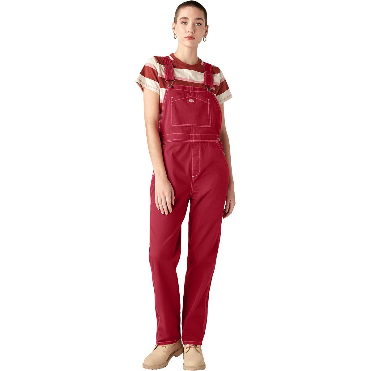 Dickies Bib Overall - Women's English Red, S