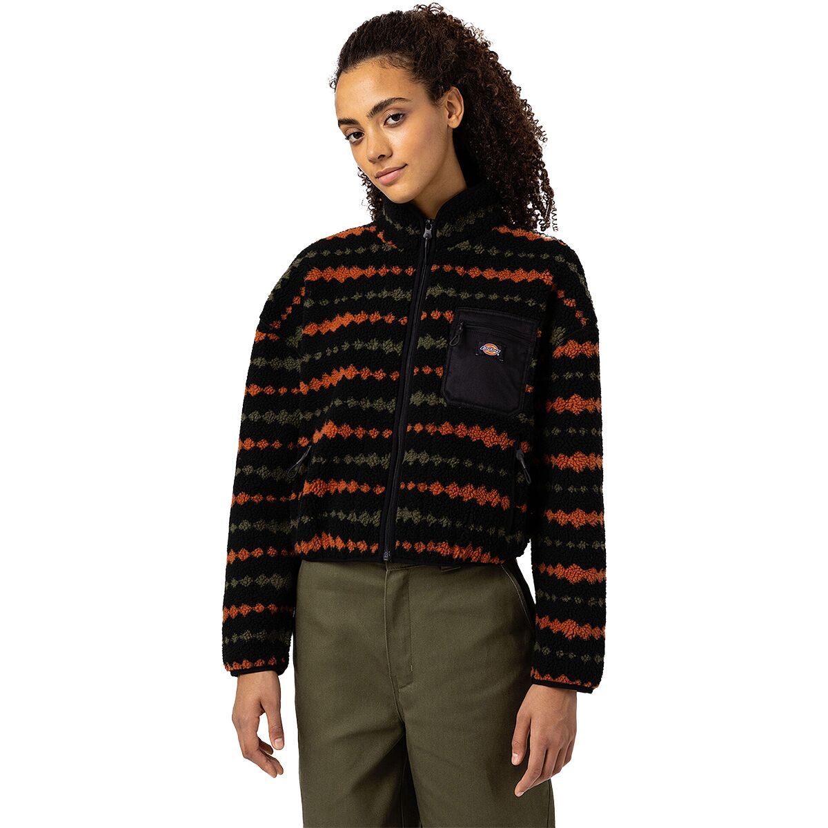 Dickies Dickies Life Falkville Sherpa Jacket - Women's Black/Military Green, XS