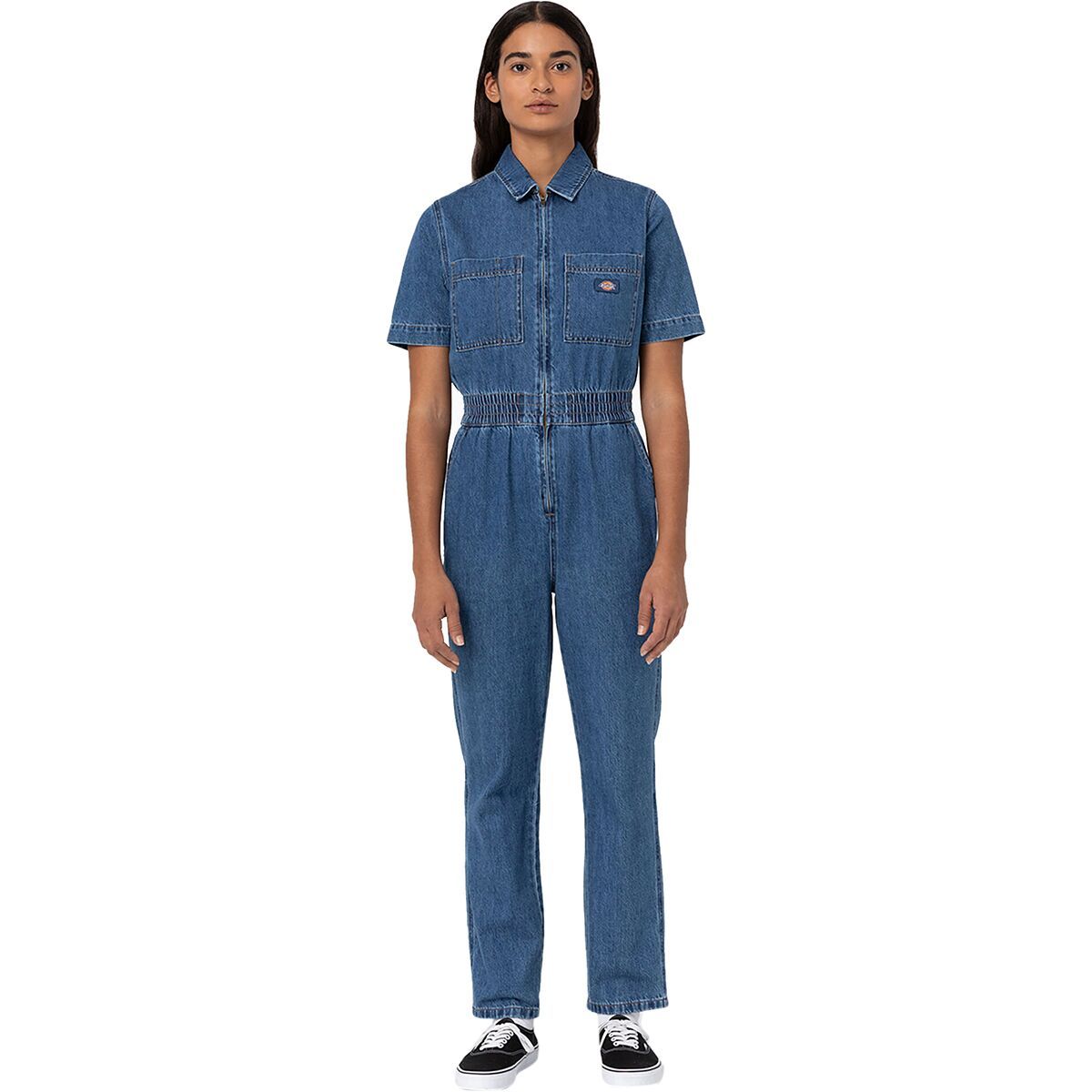 Dickies Houston Denim Coverall - Women's Classic Blue, M