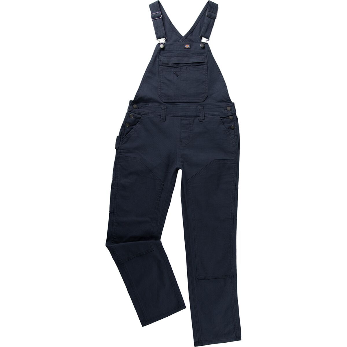 Dickies Double Front Bib Overall - Women's Rinsed Diesel Gray, XL