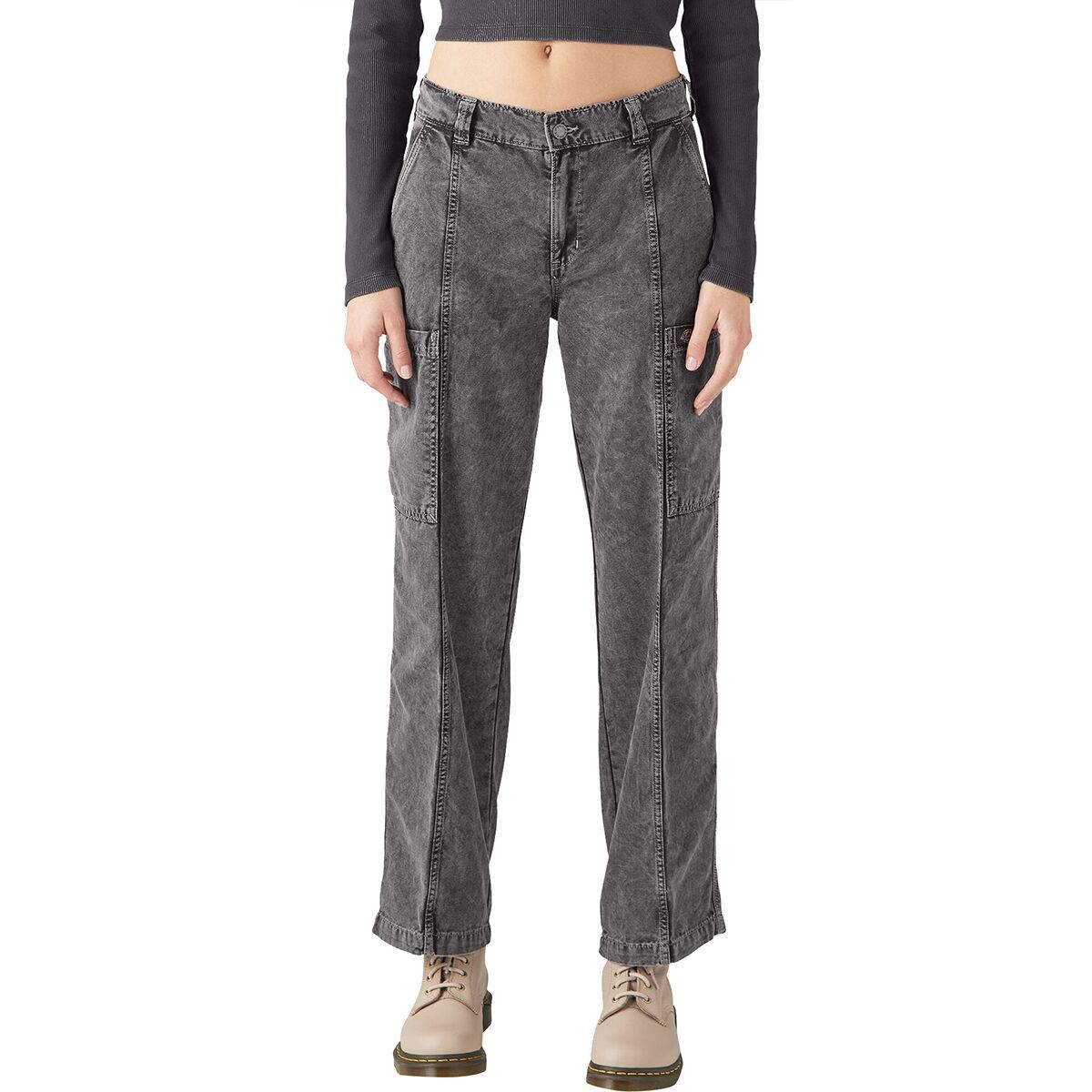 Image of Dickies Newington Cargo Pant - Women's Black Heritage Wash, 29