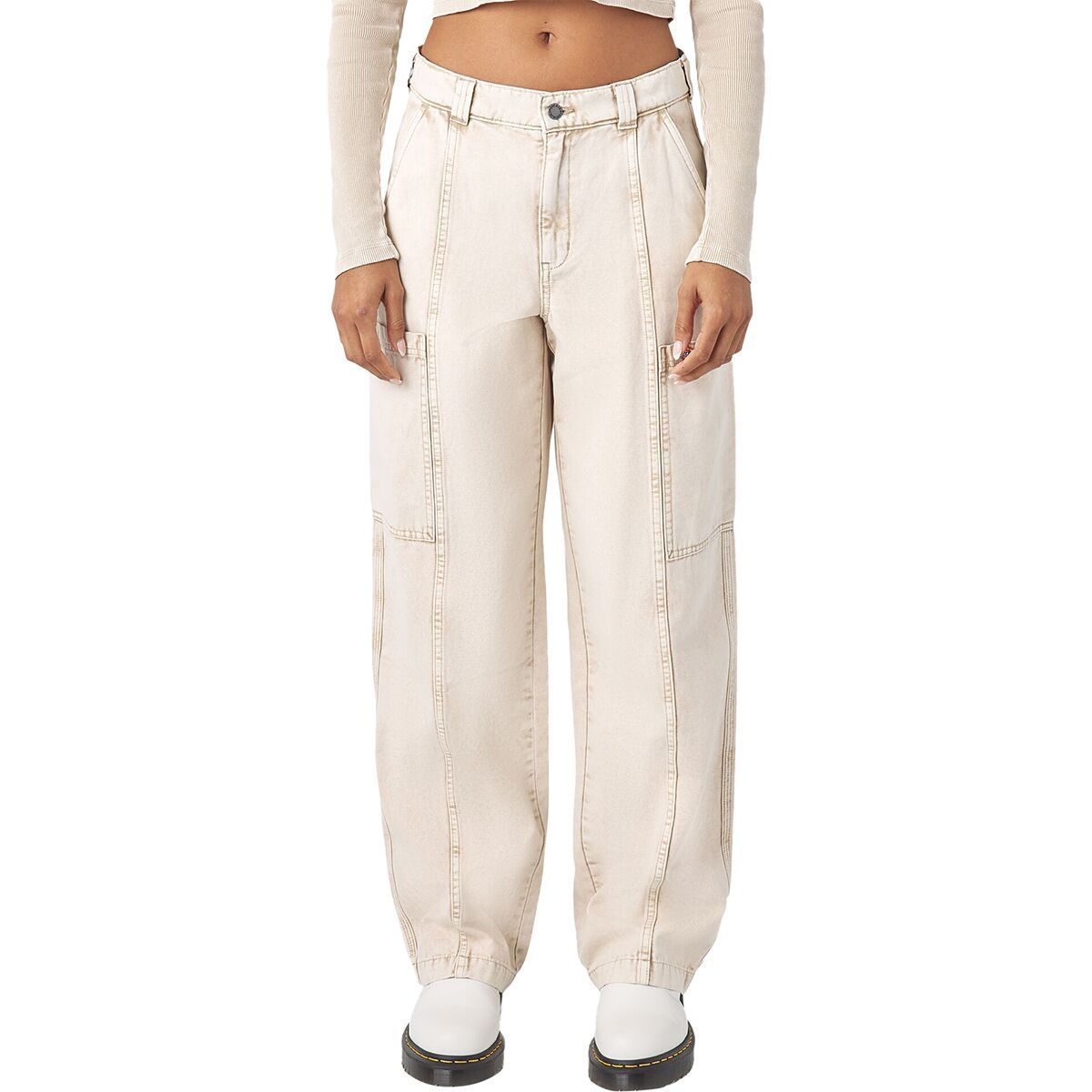 Image of Dickies Newington Cargo Pant - Women's Overdyed/Acid Wash Sandstone, 29