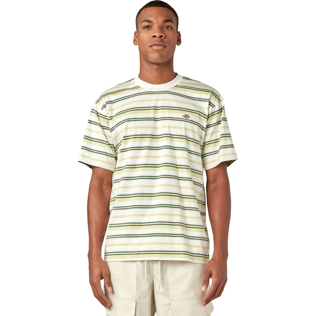 Dickies Glade Spring Stripe T-Shirt - Men's Cloud Stripe HYS, XL
