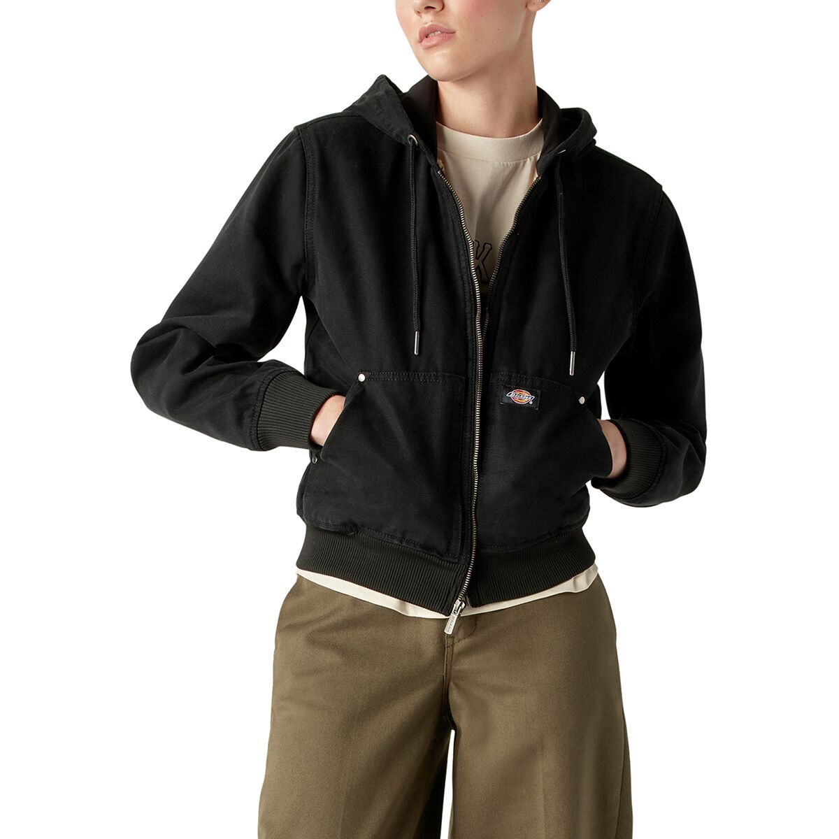 Dickies Duck Canvas Textured Fleece Lined Jacket - Women