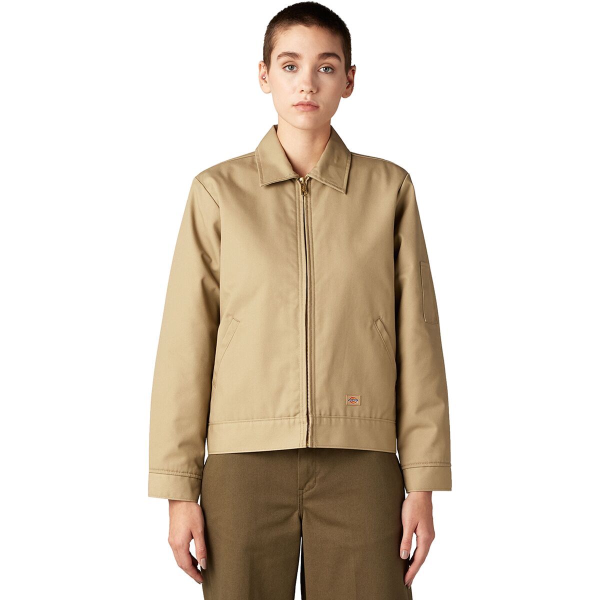 Image of Dickies Eisenhower Insulated Jacket - Women's Khaki, XL