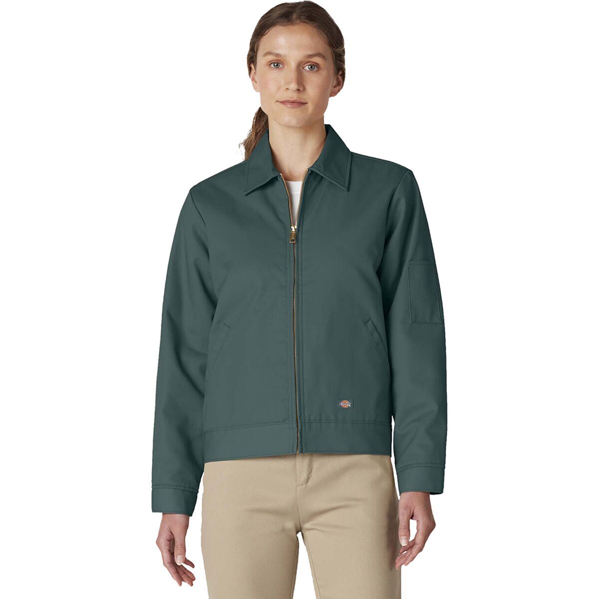 Image of Dickies Eisenhower Insulated Jacket - Women's Lincoln Green, L
