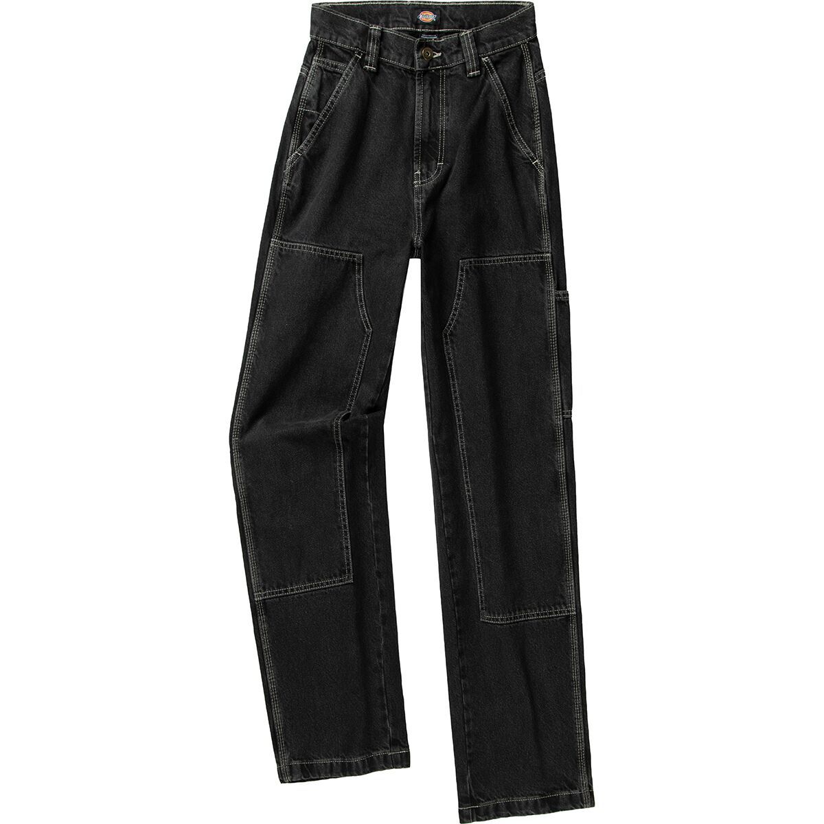 Image of Dickies Madison Double Knee Pant - Women's Black Wash, 24