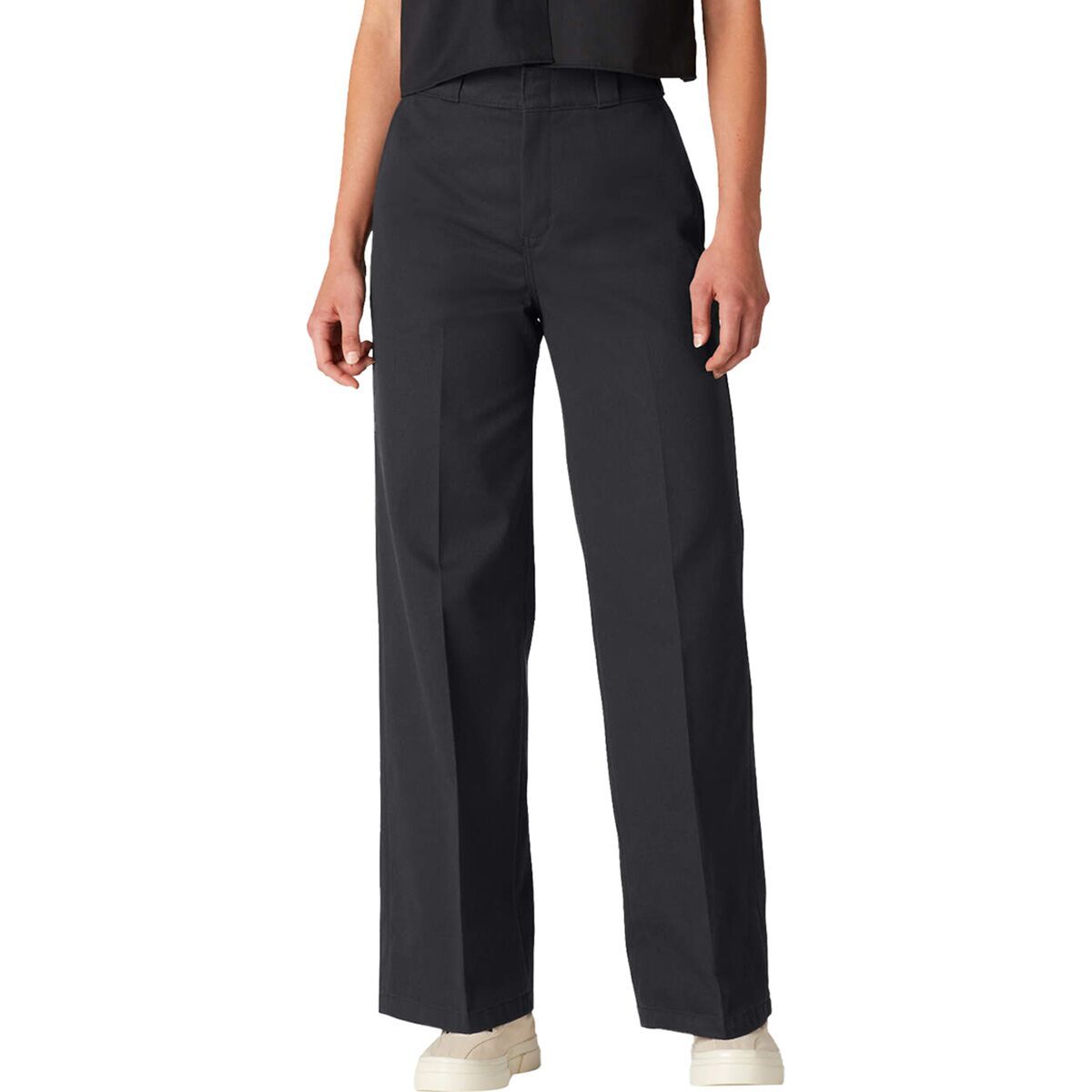 Dickies Wide Leg Work Pant - Women's Stonewashed Black, 6