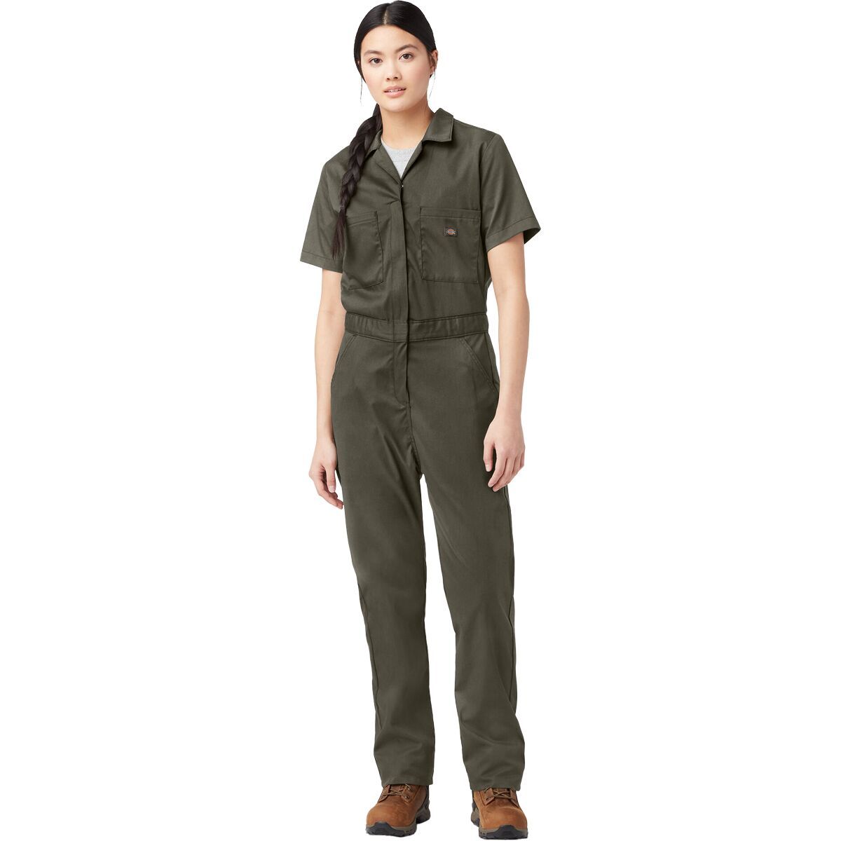 Dickies Temp IQ Short-Sleeve Flex Work Coverall - Women