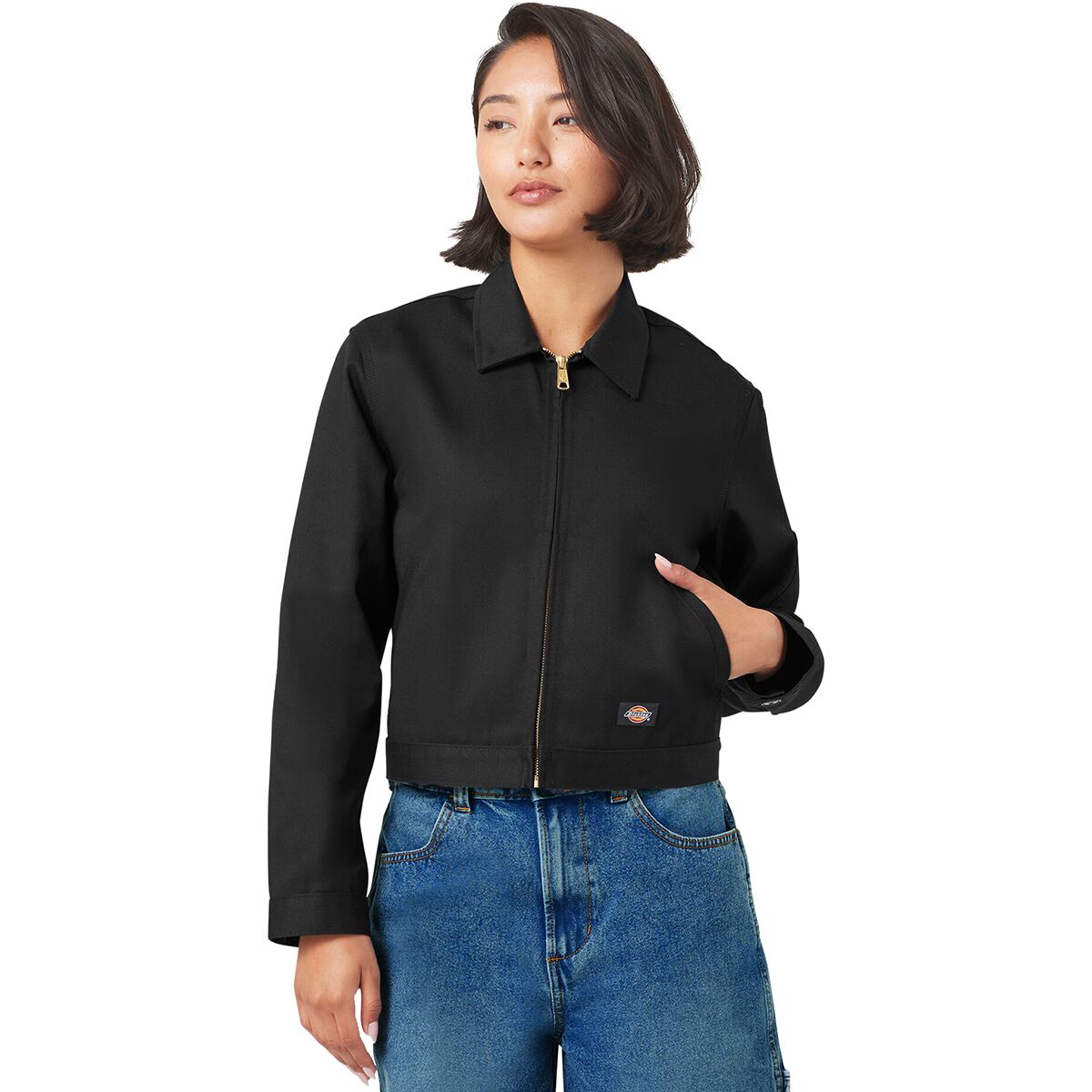 Dickies Unlined Cropped Eisenhower Jacket - Women