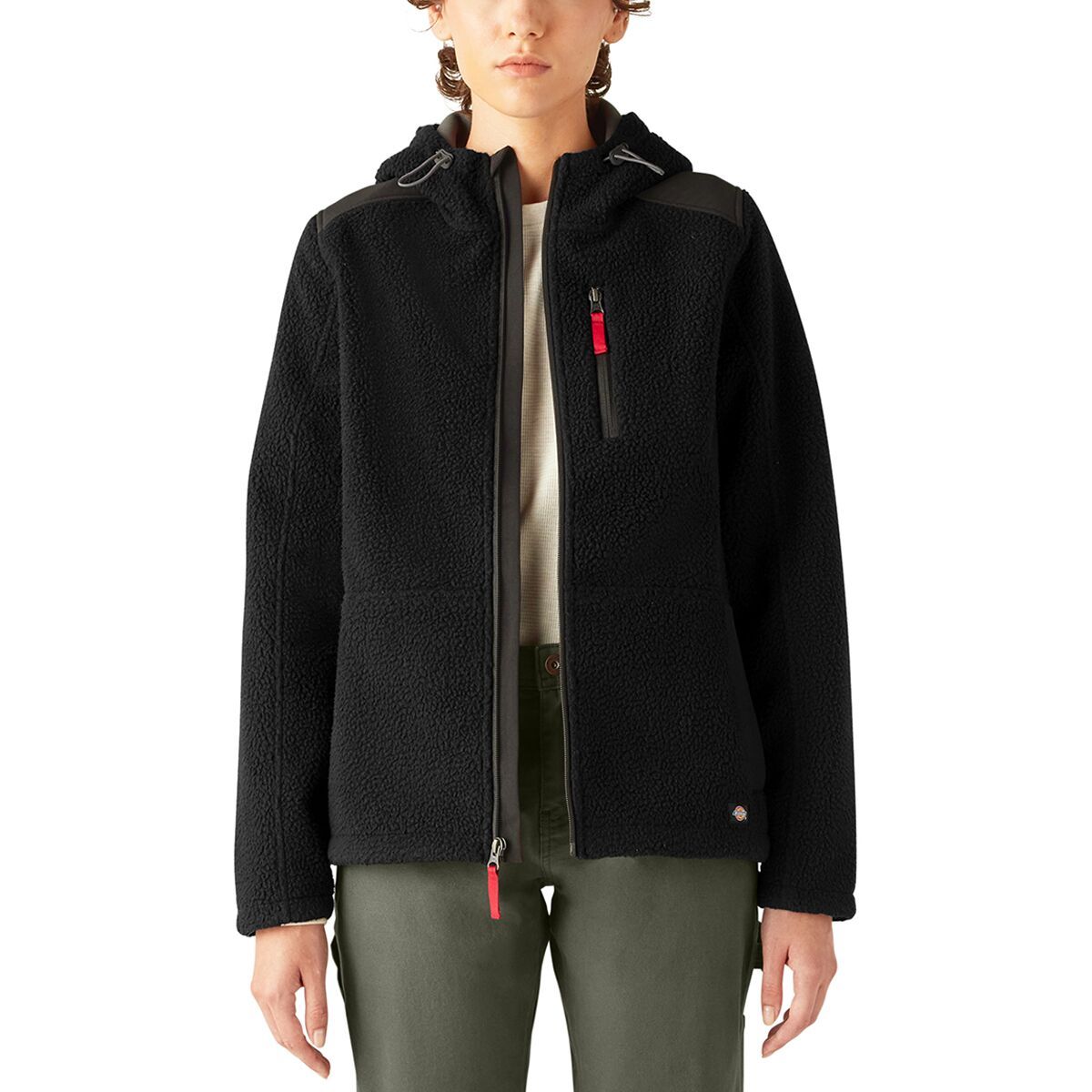 Dickies Windproof Full Zip Hoodie - Women's Black, XS