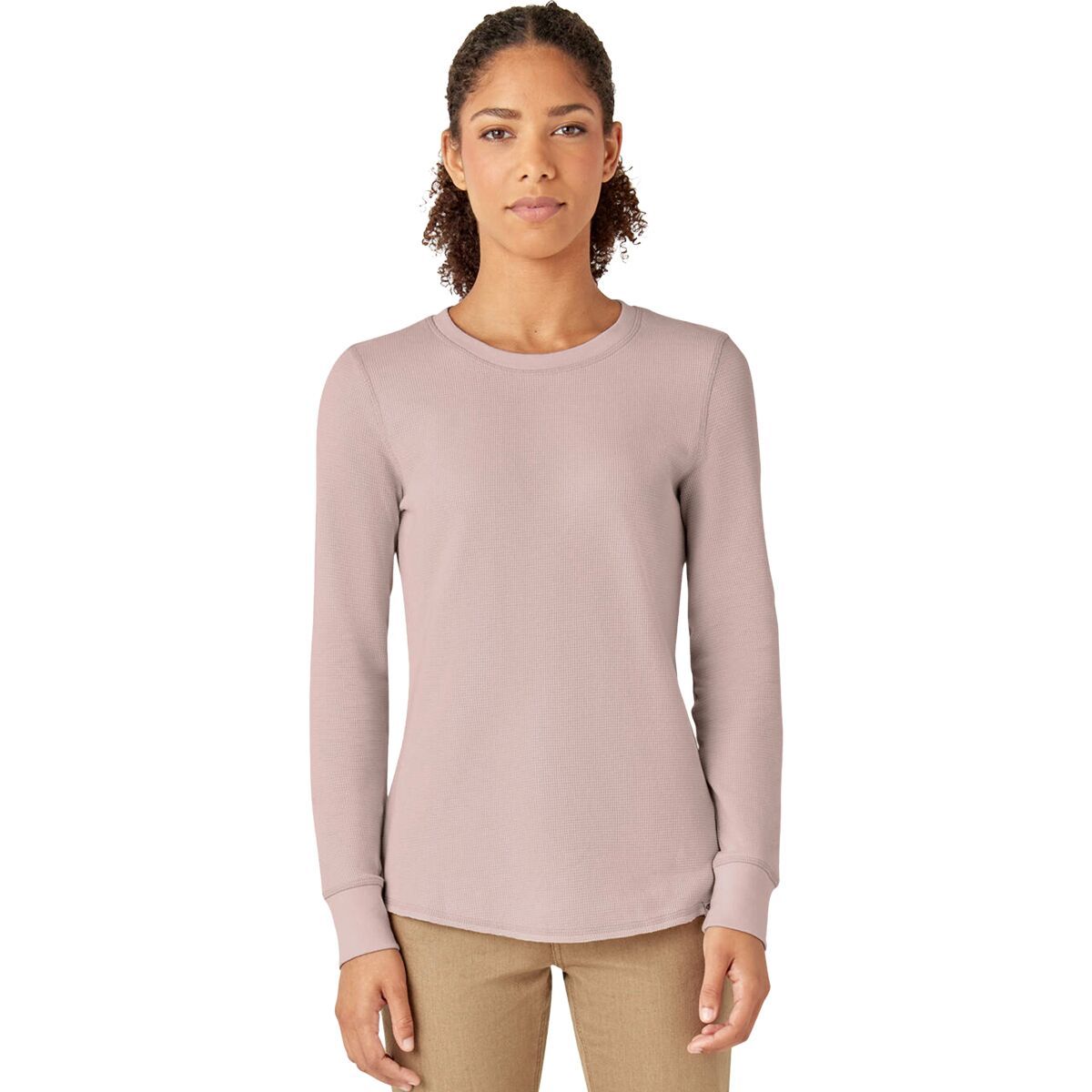Image of Dickies Long-Sleeve Crew Neck Thermal Shirt - Women's Peach Whip, M