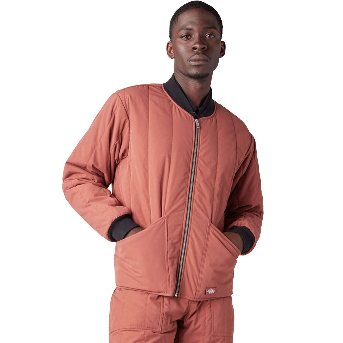 Dickies Premium Collection Quilted Jacket - Men's Mahogany Nin, M