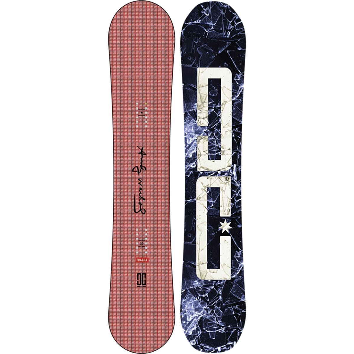 DC Andy Warhol Ply Snowboard - 2024 Red Fragile