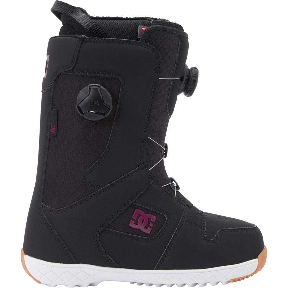 DC Phase BOA Pro Snowboard Boot - 2024 - Women's Black/Purple, 9.5