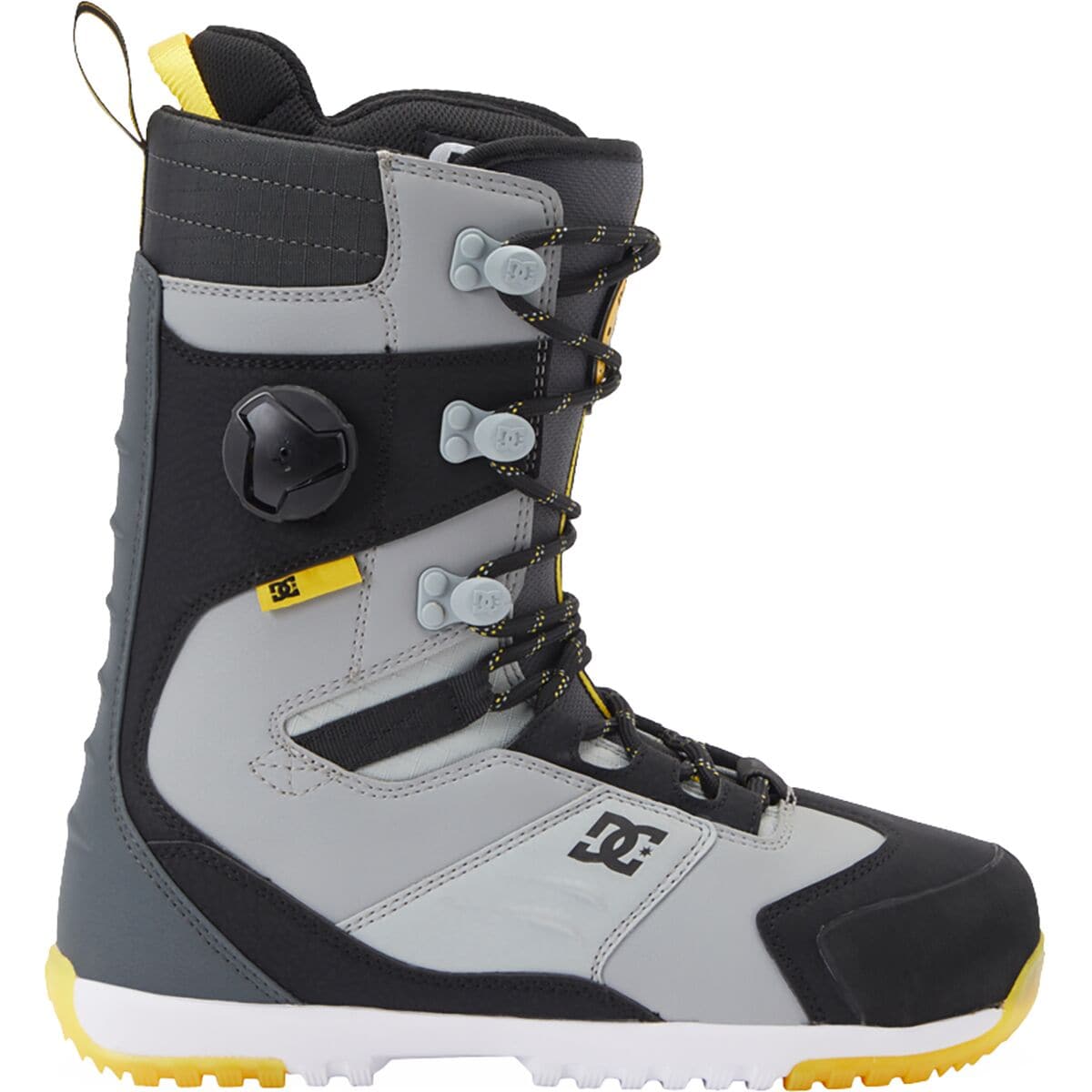 DC Premier Hybrid Snowboard Boot - 2024 Black/Grey/Yellow