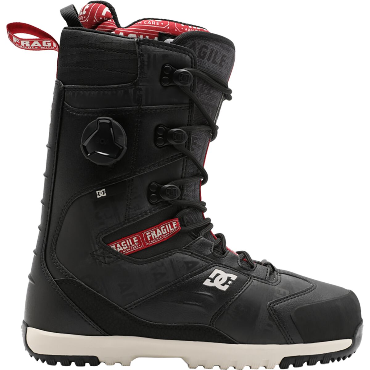Image of DC Andy Warhol Premier Hybrid Snowboard Boot - 2024 - Men's Black/Red Print, 7.0