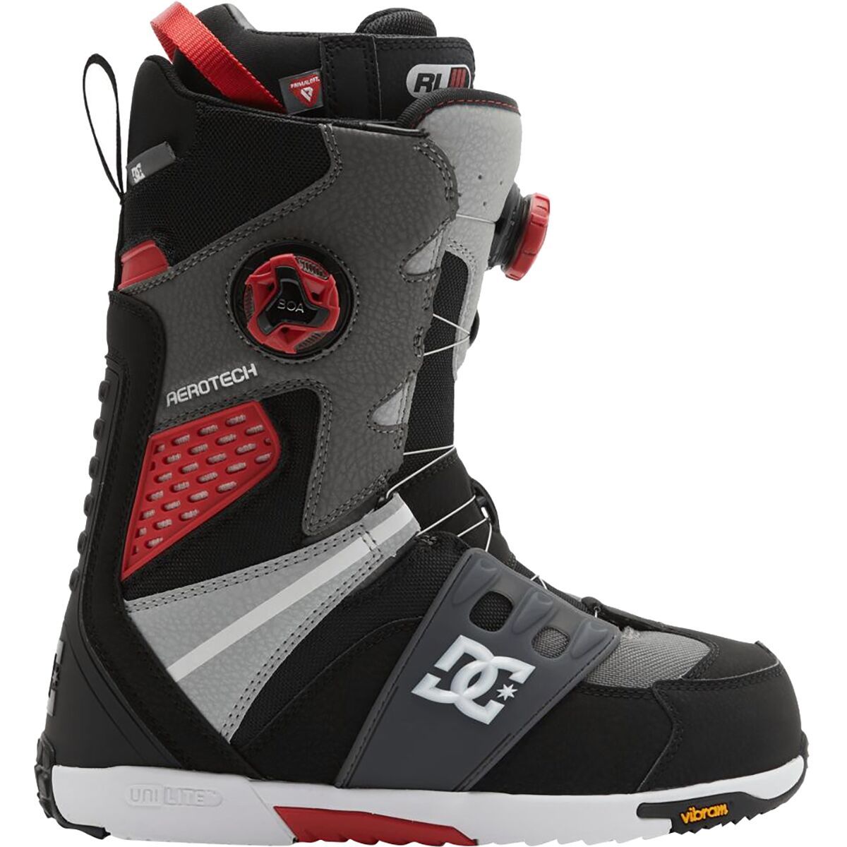 Image of DC Phantom Snowboard Boot - 2025 - Men's Black/Grey/Red, 13