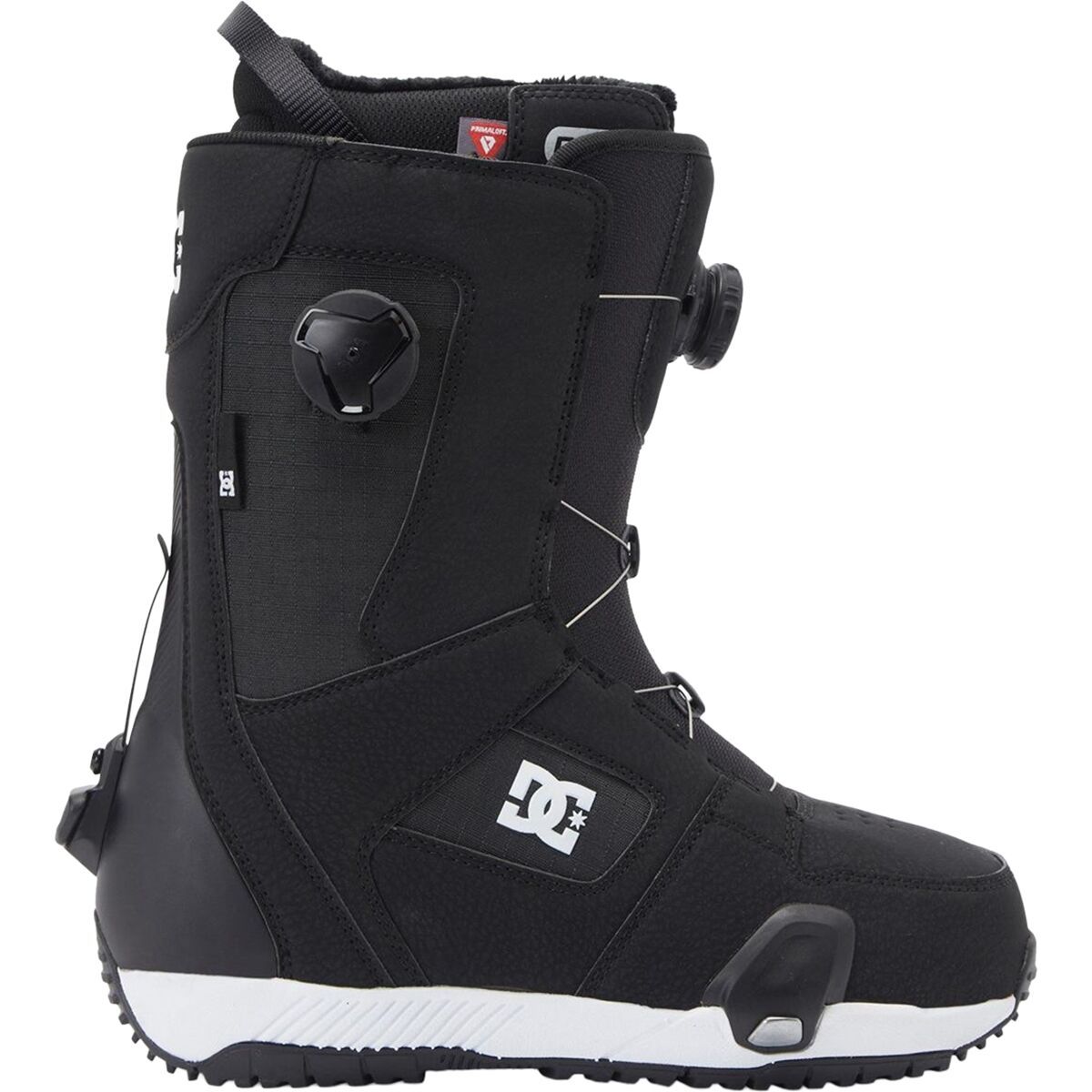 Image of DC Phase BOA Pro Step On Snowboard Boot - 2025 Black/Black/White, 12