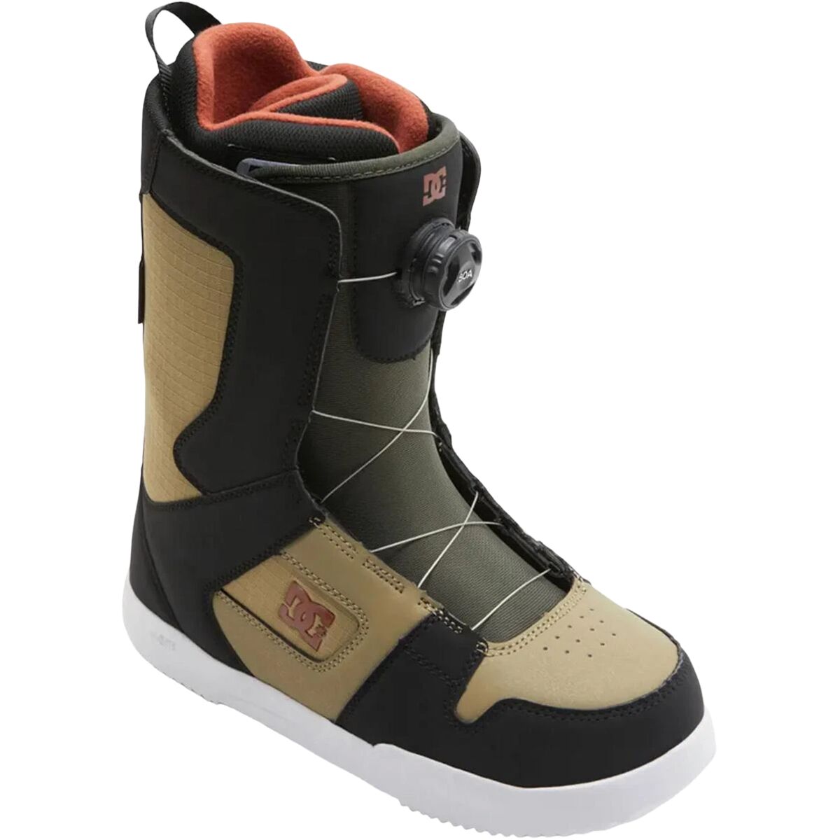 Image of DC Phase BOA Snowboard Boot - 2025 Brown/Black/White, 9.5