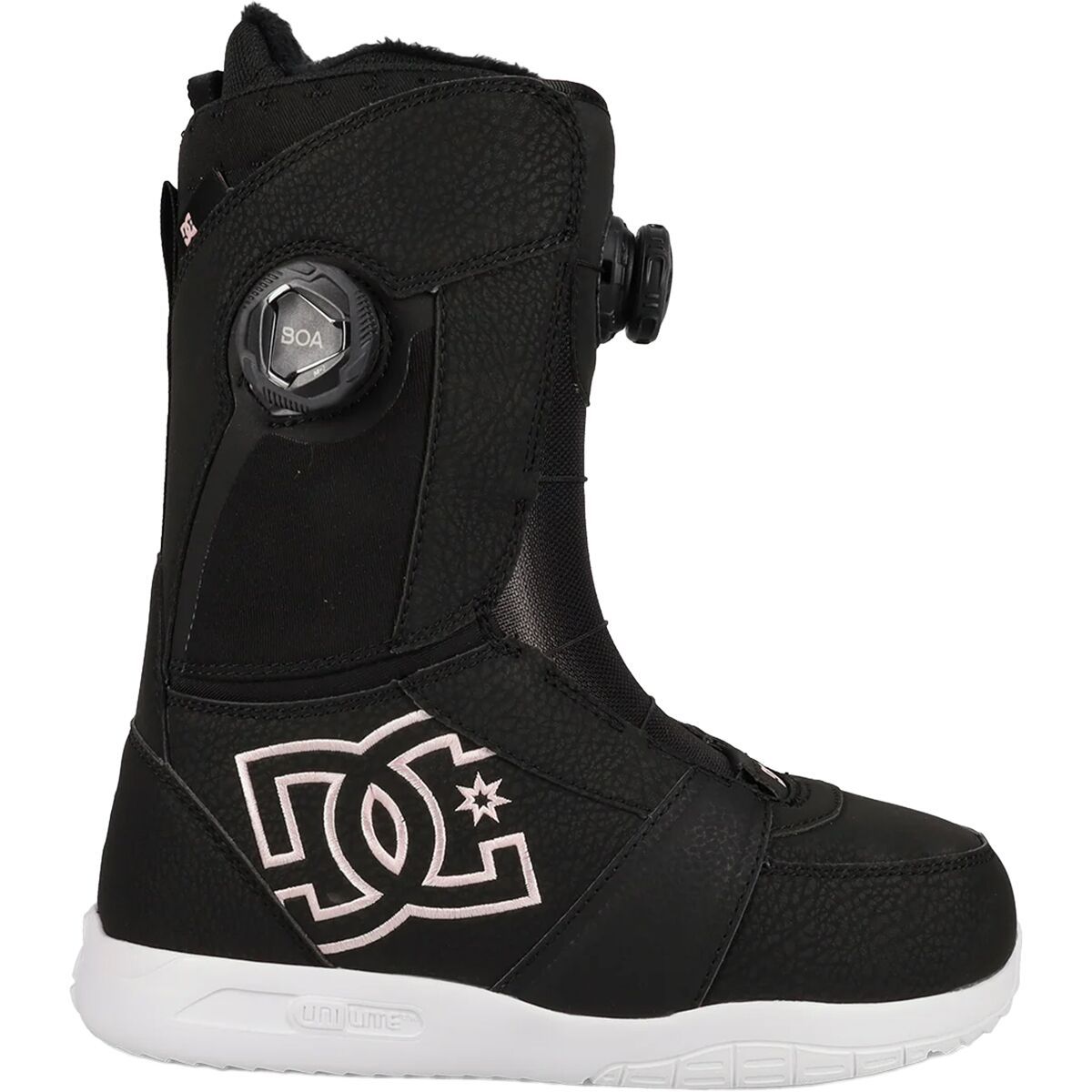 Image of DC Lotus Snowboard Boot - 2026 - Women's Black/Light Pink, 9.0