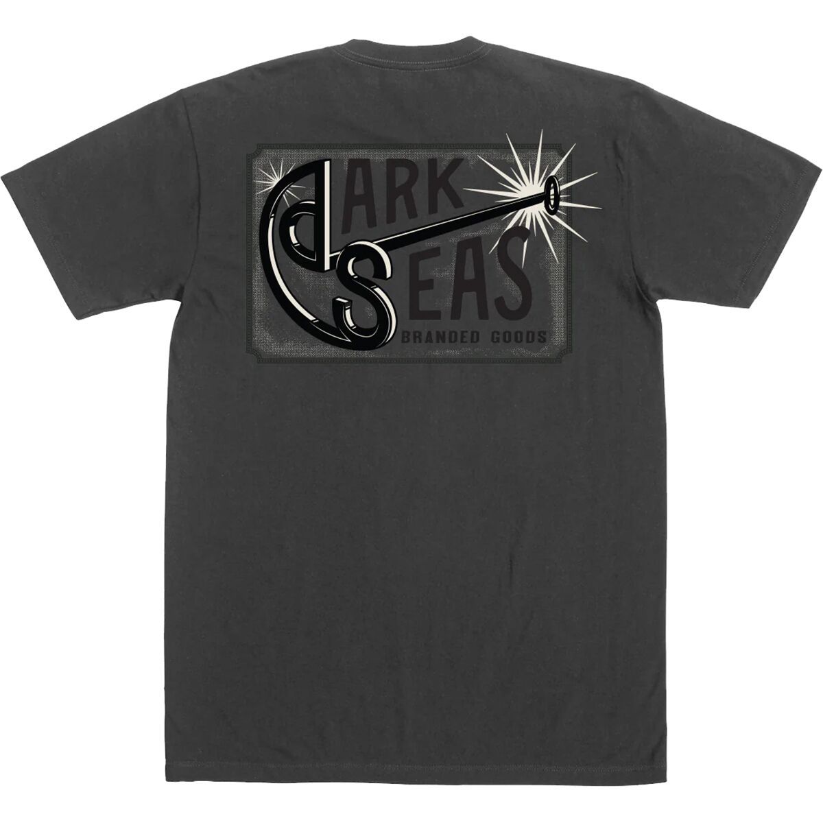Dark Seas Branding Iron T-Shirt - Men's Graphite, L